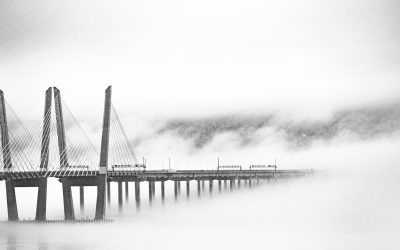 Foggy Morning, Mario M. Cuomo Bridge